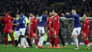 موعد مباراة ليفربول وإيفرتون في الدوري الإنجليزي والقنوات الناقلة