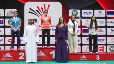 8 ميداليات حصيلة منتخب الريشة الطائرة في النسخة الأولى من بطولة مصر الدولية للناشئين