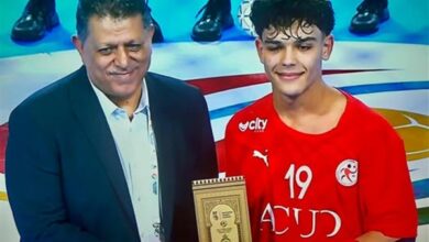 زين عبد الوارث يتوج بجائزة أفضل لاعب في مباراة مصر والبرازيل