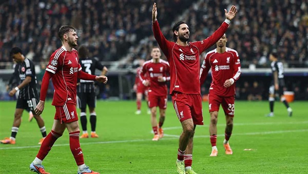محمد صلاح في خسارة ليفربول أمام برينتفورد