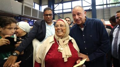 مظاهرة في حب الخطيب بانتخابات الأهلي