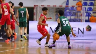 إخلاء الجماهير من صالة الشباب والرياضة بعد اجتماع بين الأهلي والاتحاد السكندري واتحاد السلة