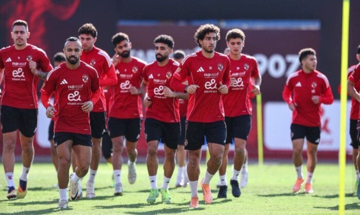 الأهلي يختتم تدريباته بالتتش قبل السفر للمغرب غدًا‎ ‎
