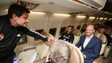 الأهلي يعلن مغادرة توروب وجهازه المعاون إلى الدنمارك