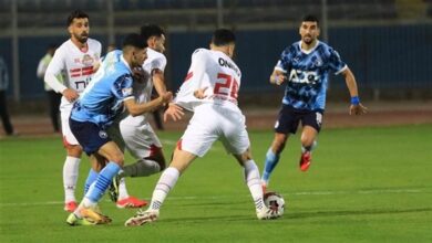 الزمالك كعبه عالي على بيراميدز