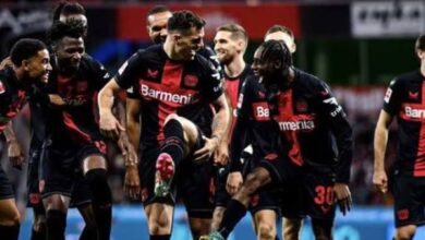 الشوط الأول .. جريمالدو يمنح باير ليفركوزن التقدم على مانشستر سيتي