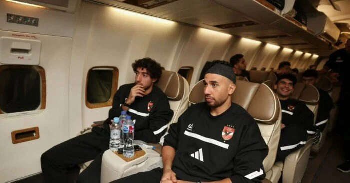 بعثة الأهلي تعود إلى القاهرة بعد مواجهة الجيش الملكي في أبطال إفريقيا