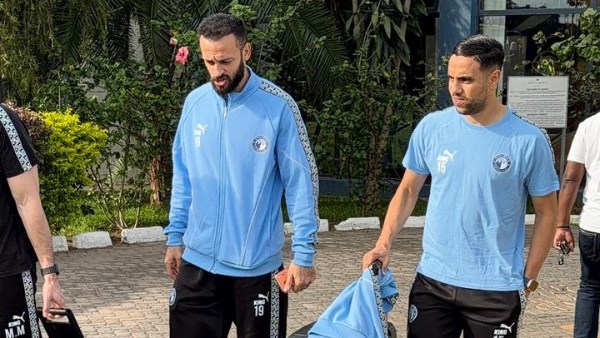 بعثة بيراميدز تتوجه إلى ملعب المباراة لمواجهة باور ديناموز في دوري الأبطال