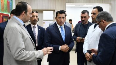 اول تحرك من وزير الشباب والرياضة بشأن مصابي حادث العاصمة الإدارية
