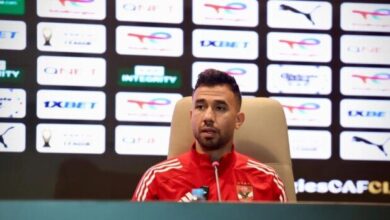 تريزيجيه: هدفنا تحقيق الفوز أمام الجيش الملكي وإسعاد جماهير الأهلي