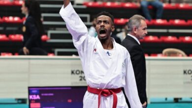 سعود البشير يهدي السعودية ميدالية في الكاراتيه – كورة بريك