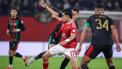 صدمة لـ توروب.. تفاصيل إصابة خماسي الأهلي في مباراة الجيش الملكي