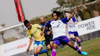 صن داونز يفوز على بيرشوت البلجيكي بخماسية نظيفة في بطولة الأهلي للناشئين