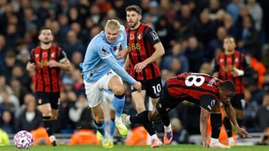 مرموش يشارك في فوز مانشستر سيتي على بورنموث بالدوري الإنجليزي