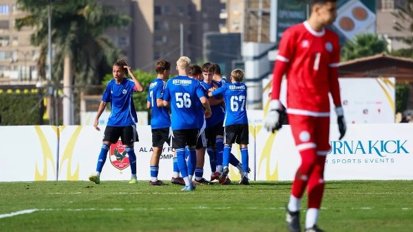 منتخب إستونيا يفوز على كازاخستان 2-1 في بطولة الأهلي الدولية للناشئين