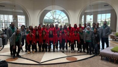 منتخب الكرة النسائية تحت 20 عاما يخوض مرانه الأول في تونس