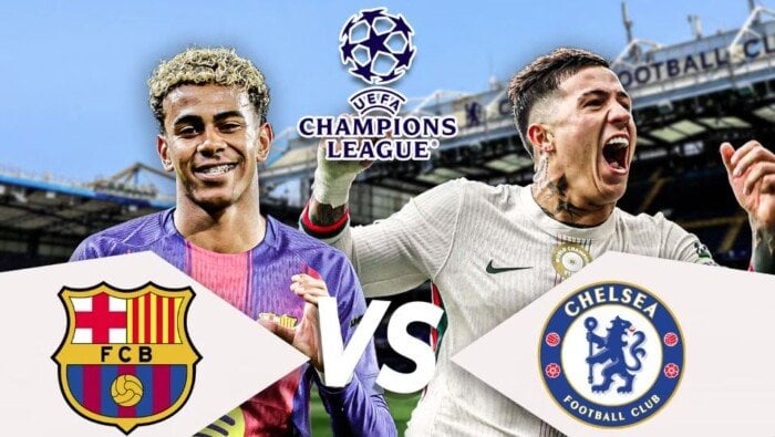 موعد مباراة برشلونة ضد تشيلسي والقنوات الناقلة في دوري أبطال أوروبا