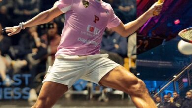 يوسف إبراهيم بطل وادى دجلة يتأهل إلى نهائي بطولة HKFC للإسكواش