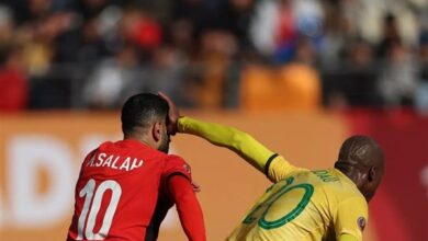 أول تعليق من نجم جنوب إفريقيا المتسبب في ركلة جزاء مصر