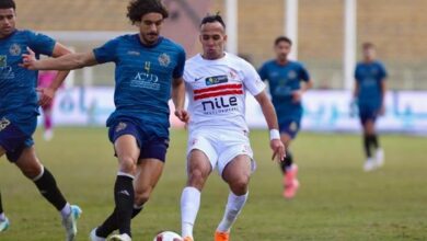 الزمالك يتقدم على بلدية المحلة بهدف في الشوط الأول بكأس مصر