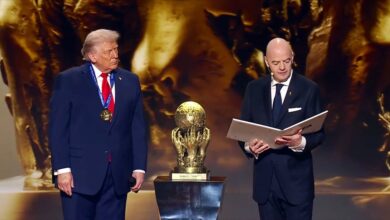 ترامب يحصد جائزة فيفا للسلام في نسختها الأولى خلال قرعة مونديال 2026 – كورة بريك
