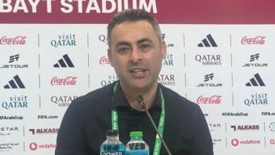 مدرب فلسطين بعد الفوز على قطر: نتعامل مع بطولة كأس العرب بواقعية