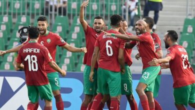 منتخب المغرب يتقدم بثلاثية على جزر القمر بكأس العرب