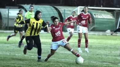 كرة القدم النسائية | الأهلي يواجه الطيران في بطولة الدوري