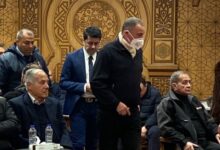 الخطيب وسيد عبد الحفيظ في عزاء شقيق خالد مرتجي أمين صندوق الأهلي