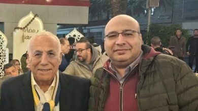 خالد طلعت يتمنى الشفاء العاجل لحسين لبيب