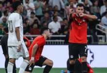 عزف فرعوني .. منتخب مصر يضرب السعودية بثلاثية نظيفة بالشوط الأول