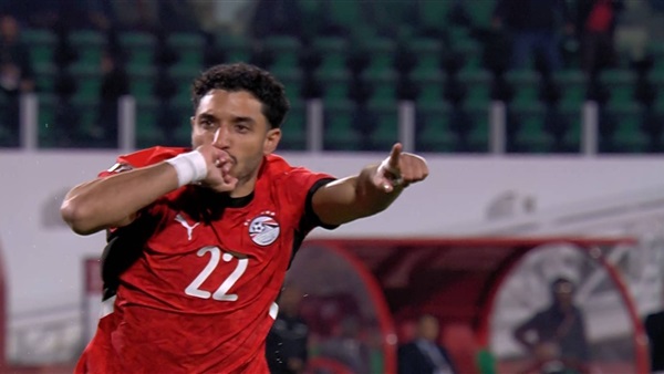مرموش يحرز الرابع لمنتخب مصر أمام السعودية