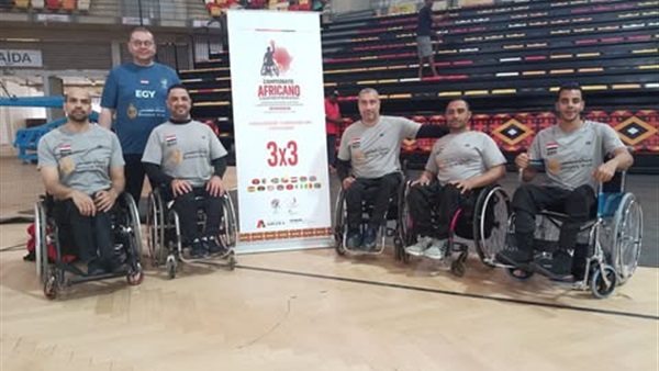 منتخب مصر 3×3 لسلة الكراسي المتحركة يحصد المركز الثالث في بطولة أفريقيا بأنجولا