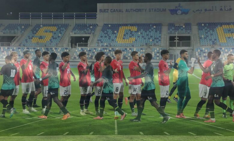 منتخب مصر للشباب 2007 يواجه الجزائر اليوم