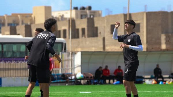 منتخب الناشئين يختتم تدريباته لمواجهة المغرب.. ودرويش يحفز اللاعبين