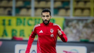 كريم فؤاد يواصل جلسات العلاج الطبيعي