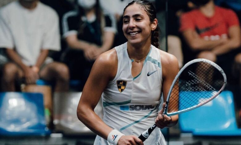 هانيا الحمامي تتويج ببطولة أوبتاسيا بانجلترا