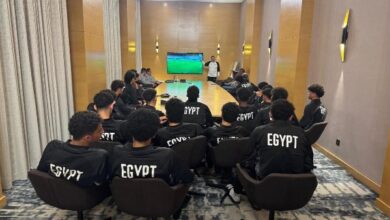 محاضرة فيديو لمنتخب الناشئين قبل مواجهة المغرب