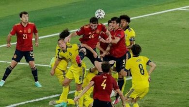 منتخب مصر بالأحمر.. المنتخب الإسباني يواجه الفراعنة بالزي الاحتياطي