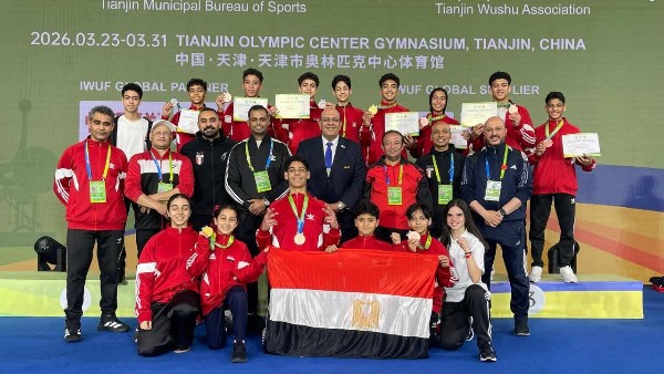 وزير الرياضة يهنئ بعثة مصر للووشو كونغ فو بعد تحقيق 10 ميداليات في بطولة العالم بالصين
