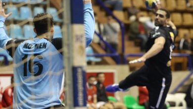 رجال يد الأهلي يفوز على طلائع الجيش في الدوري