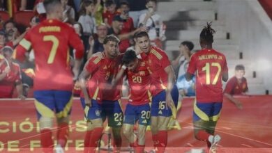 عقوبات قوية علي جماهير إسبانيا بسبب الهتافات العنصرية