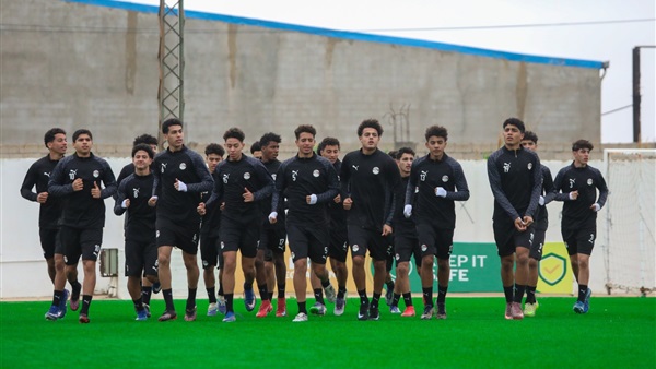 منتخب الناشئين يختتم استعداداته لمواجهة ليبيا تحت الأمطار
