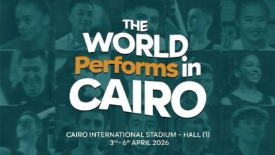 الجمعة.. افتتاح بطولة كاس العالم للجمباز الفني القاهرة 2026