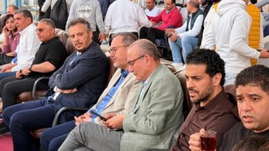 وزير الرياضة التركي يتابع لقاء بيراميدز وإنبي بنصف نهائي كأس مصر باستاد بتروسبورت