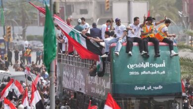 استقبال تاريخي من الجماهير لمنتخب العراق بعد التأهل لكأس العالم.. صور