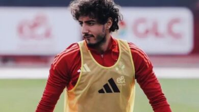 محمد هاني جاهز لمواجهة سيراميكا وخاض المران بالكامل