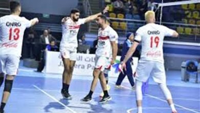 الزمالك يتأهل لنصف نهائي كأس مصر للكرة الطائرة