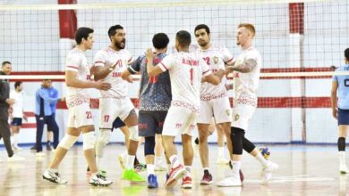 طائرة الزمالك يتأهل لنصف نهائي كأس مصر على حساب طلائع الجيش