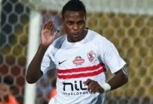 شيكو بانزا يدعم لاعبي الزمالك أمام المصرى في ستاد برج العرب